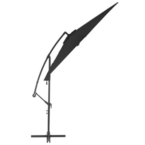 Päivän- & aurinkovarjot - Living Riippuva aurinkovarjo alumiinipylväällä 300 cm musta