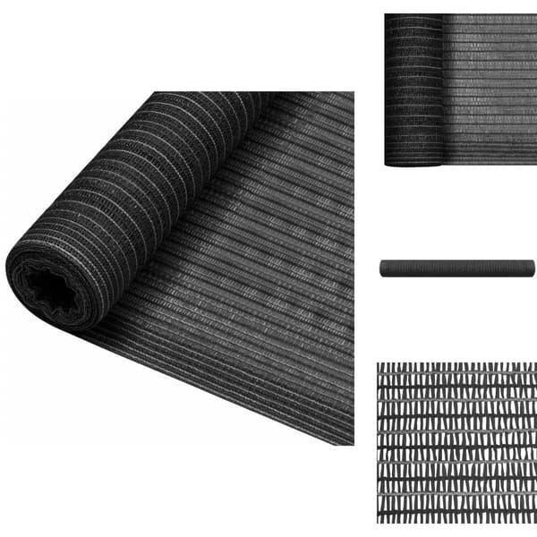 Päivän- & aurinkovarjot - Living Näkösuoja antrasiitti 1,2x10 m HDPE 75 g/m²