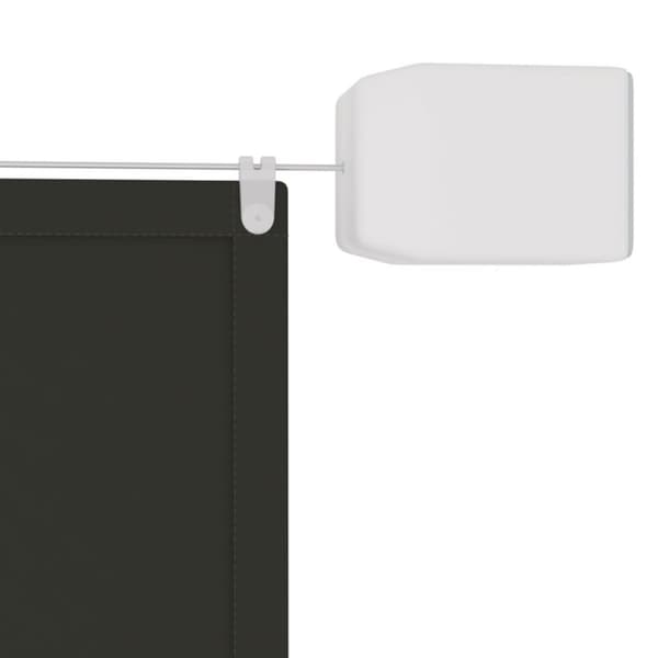 Parasoller og solskærme - Living lodret markise 140x800 cm oxfordstof antracitgrå