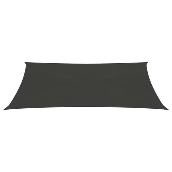 Parasoller og solskærme - Living solsejl 3x4 m 160 g/m² HDPE antracitgrå