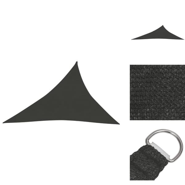 Päivän- & aurinkovarjot - Living Aurinkopurje 160 g/m² antrasiitti 3x4x5 m HDPE
