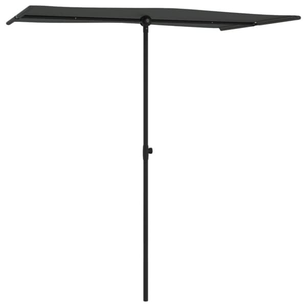 Päivän- & aurinkovarjot - Living Aurinkovarjo alumiinitanko 180x110 cm antrasiitti