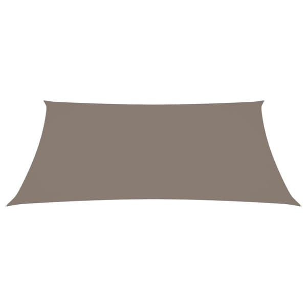 Parasoll & solskydd - Living Solsegel oxfordtyg rektangulärt 3x5 m taupe