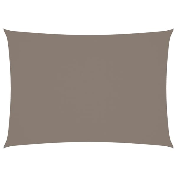 Parasoll & solskydd - Living Solsegel oxfordtyg rektangulärt 3x5 m taupe