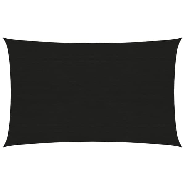 Parasoller og solskærme - Living solsejl 2x4 m 160 g/m² HDPE sort