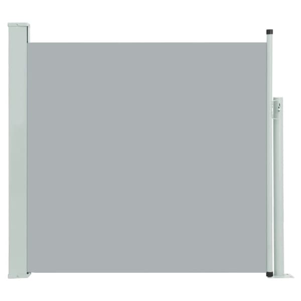 Parasoller og solskærme - Living sammenrullelig sidemarkise til terrassen 170 x 300 cm grå