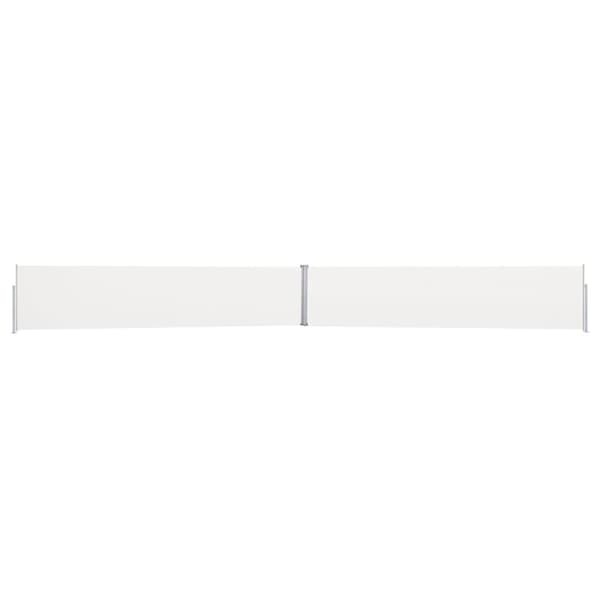 Parasoller og solskærme - Living sammenrullelig sidemarkise til terrassen 170x1200 cm creme
