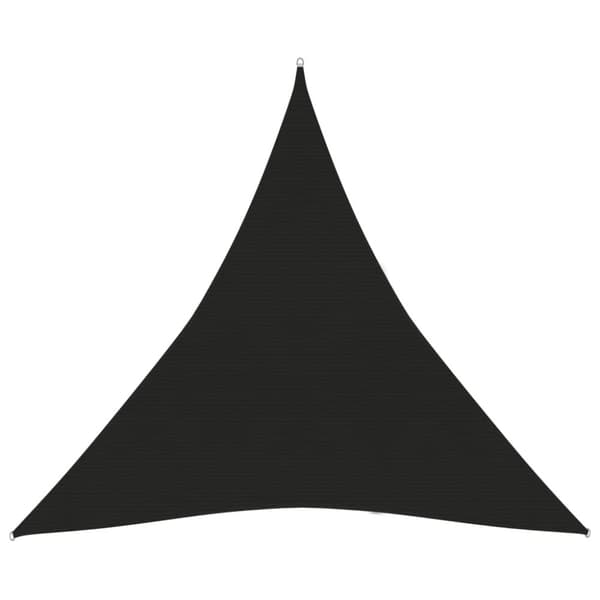 Parasoll & solskydd - Living Solsegel 160 g/m² svart 4x4x4 m HDPE