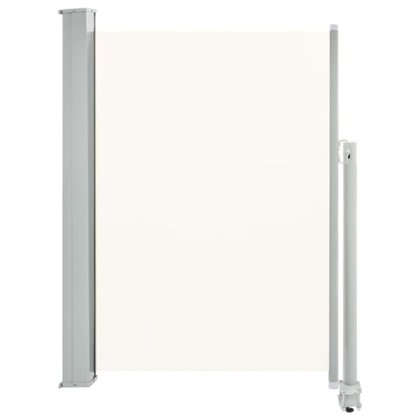Parasoller og solskærme - Living sammenrullelig sidemarkise 100 x 300 cm cremefarvet