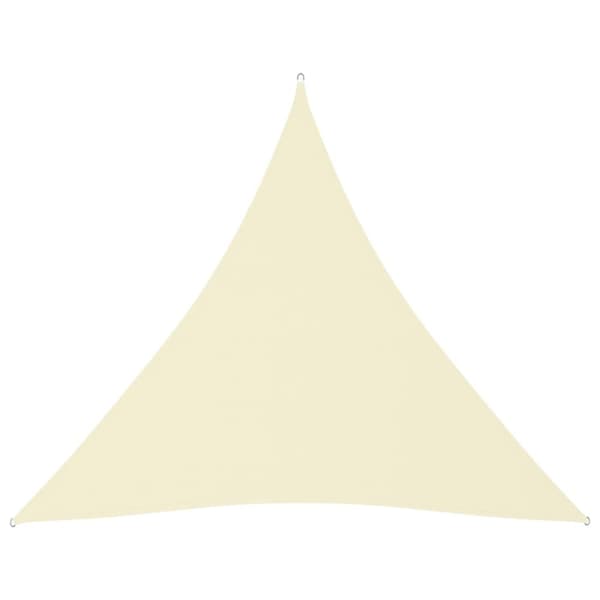 Päivän- & aurinkovarjot - Living Aurinkopurje Oxford-kangas kolmio 6x6x6 m kerma