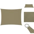 Pikkukuva 1 / 7: Päivän- & aurinkovarjot - Living Aurinkopurje Oxford-kangas suorakaide 3,5x4,5 m beige