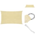 Miniatyrbild 1 av 7: Parasoll & solskydd - Living Solsegel 160 g/m² beige 2,5x4,5 m HDPE