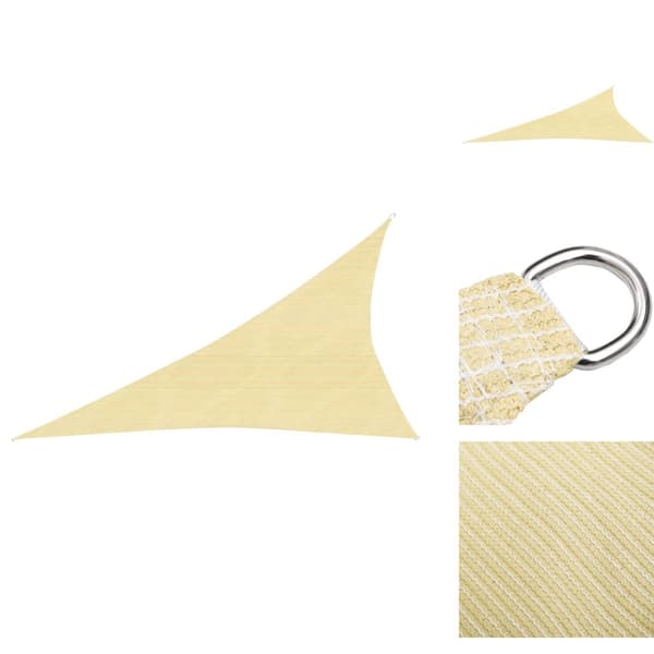 Päivän- & aurinkovarjot - Living Aurinkopurje 160 g/m² beige 3x4x5 m HDPE