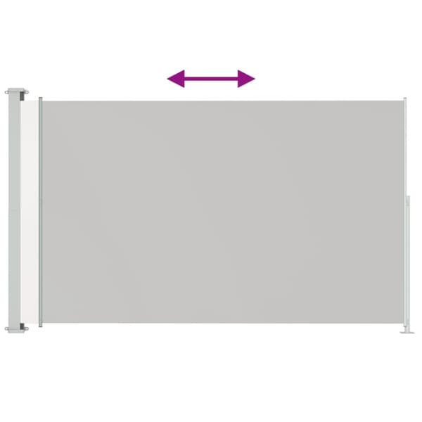 Parasoller og solskærme - Living sammenrullelig sidemarkise til terrassen 200x300 cm cremefarvet