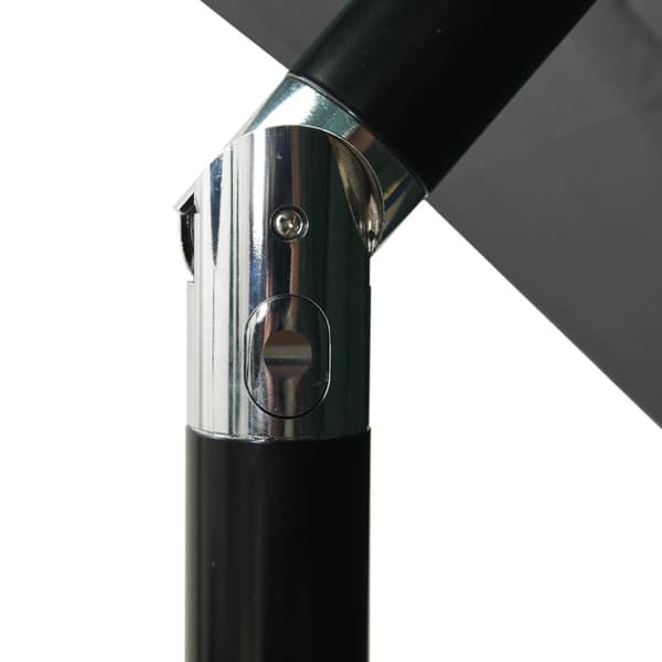 Parasoll & solskydd - Living Trädgårdsparasoll med aluminiumstång 2,5x2,5 m antracit