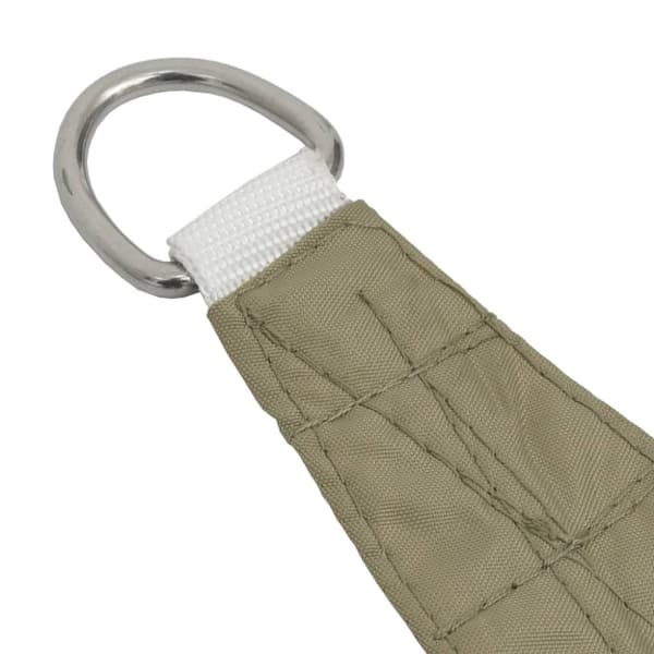 Parasoller og solskærme - Living solsejl 4x5x6,4 m trekantet oxfordstof beige