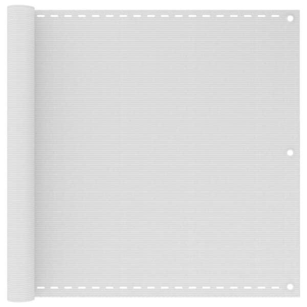 Parasoller og solskærme - Living altanafskærmning 90x300 cm HDPE hvid