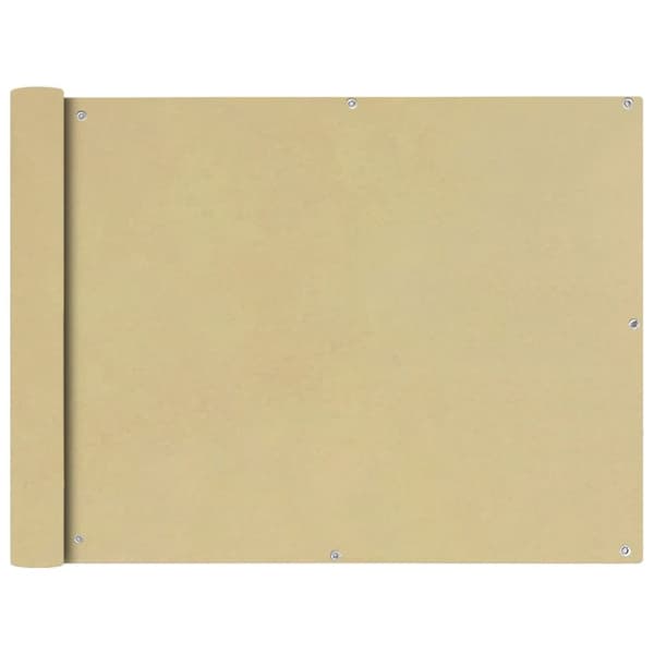 Parasoller og solskærme - Living balkonafskærmning Oxford-stof 90x600 cm beige