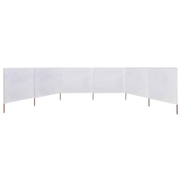 Parasoll & solskydd - Living Vindskydd 6 paneler tyg 800x160 cm sandvit