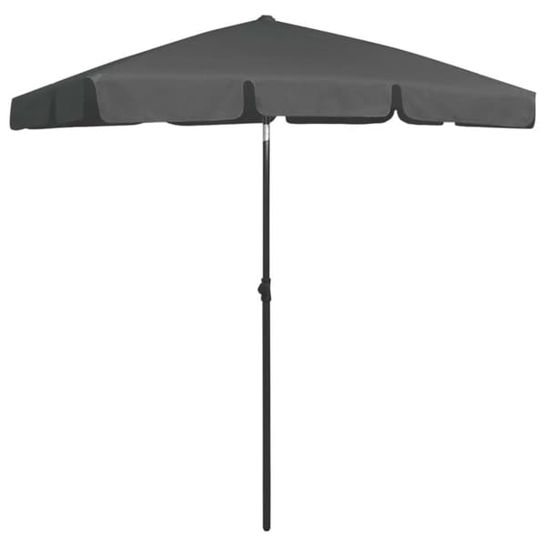 Strandparasoll antracit 180x120 cm - Strandparasoll - Parasoll - Home & Living