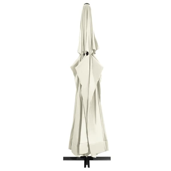 Trädgårdsparasoll med aluminiumstång 600 cm sandvit - Parasoll - Parasoll - Home & Living