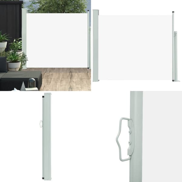 Infällbar sidomarkis 100x300 cm gräddvit - Sidomarkis - Sidomarkiser - Home & Living