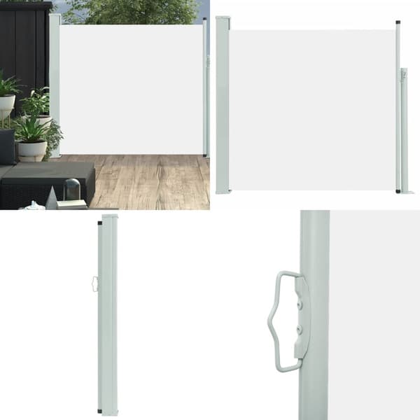 Infällbar sidomarkis 170x300 cm gräddvit - Sidomarkis - Sidomarkiser - Home & Living
