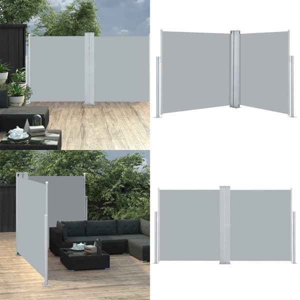 Infällbar sidomarkis antracit 160x600 cm - Balkongmarkis - Sidomarkiser - Home & Living