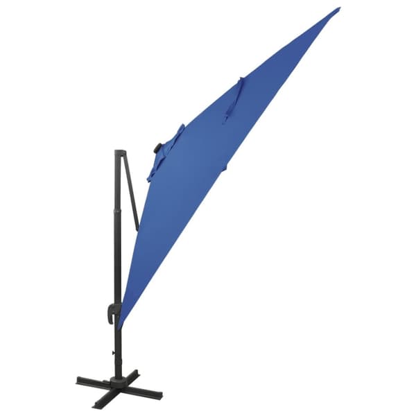 Riippuva aurinkovarjo tangolla ja LED-valoilla taivaans. 300 cm - Päivänvarjo - Päivänvarjot Aurinkovarjo - Home & Living