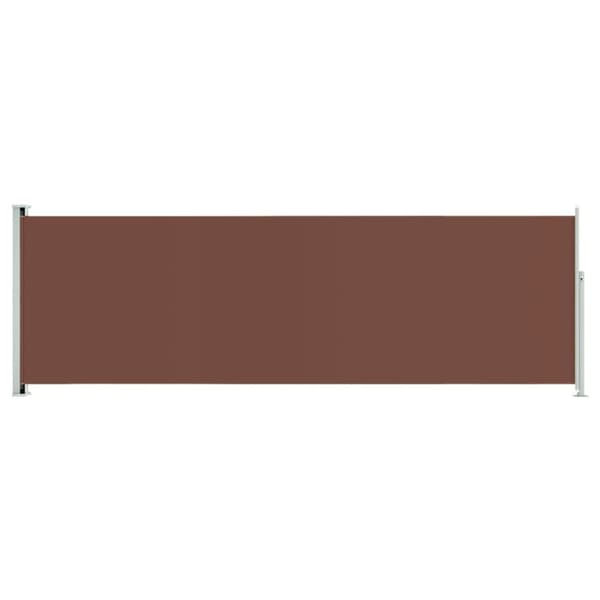 Sammenrullelig sidemarkise til terrassen 200x600 cm brun - Sidemarkise - Sidemarkiser - Home & Living