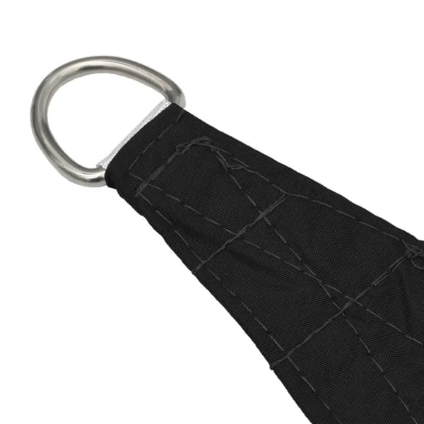 Solsegel oxfordtyg fyrkantigt 3,6x3,6 m svart - Solsegel - Solskydd - Home & Living