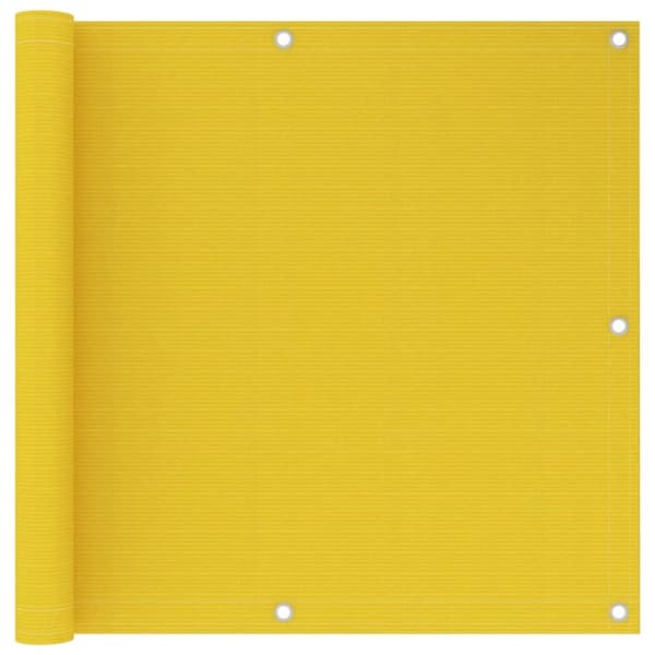 Parvekkeen suoja keltainen 90x600 cm HDPE - Parvekkeen Suoja - Parvekkeen Suojat - Home & Living