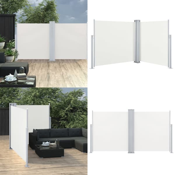 Sisäänvedettävä sivumarkiisi 120x600 cm kerma - Sivumarkiisi - Sivumarkiisit - Home & Living