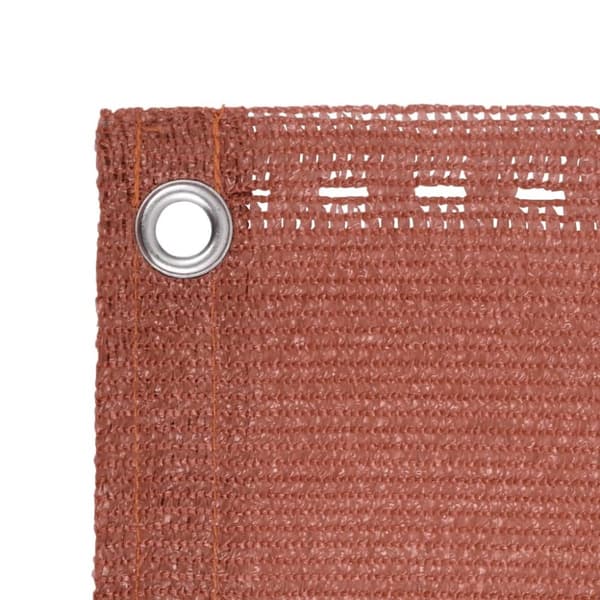 Parvekkeen suoja terrakotta 90x500 cm HDPE - Parvekkeen Suoja - Parvekkeen Suojat - Home & Living