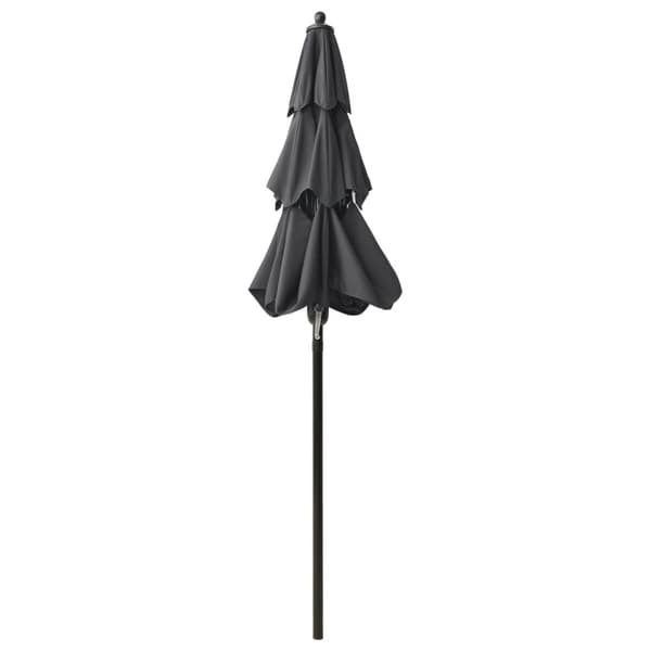 Trädgårdsparasoll med aluminiumstång 2 m antracit - Parasoll - Parasoller - Home & Living