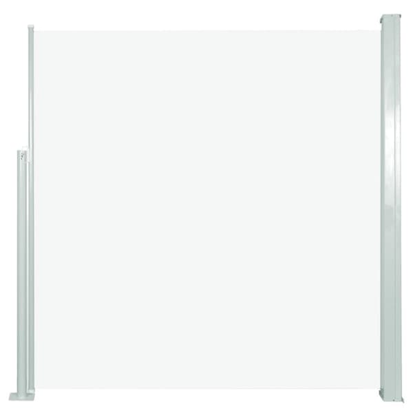 Sammenrullelig sidemarkise 140 x 300 cm cremefarvet - Sidemarkise - Sidemarkiser Altanvindskærm - Home & Living