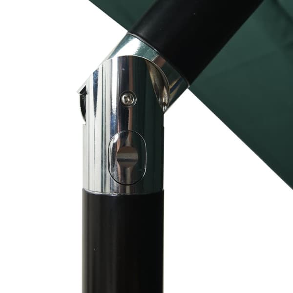 Parasol med aluminiumsstang i 3 niveauer 2,5x2,5 m grøn - Parasol - Parasoller - Home & Living