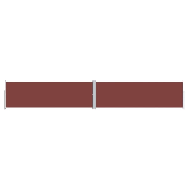 Sammenrullelig sidemarkise 160x1000 cm brun - Sidemarkise - Sidemarkiser - Home & Living
