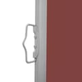 Miniatyrbillede 6 af 11: Sammenrullelig sidemarkise til terrassen 140x1200 cm brun - Sidemarkise - Sidemarkiser - Home & Living