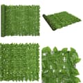 Pikkukuva 1 / 5: Parvekkeen suoja vihreillä lehdillä 500x150 cm - Parvekesuoja - Parvekesuojat - Home & Living