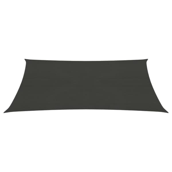 Solsejl 2,5x3 m 160 g/m² HDPE antracitgrå - Solsejl - Solskærm - Home & Living