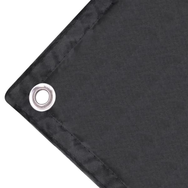 Parvekkeen Suoja Oxford Kangas 90x400 cm Antrasiitti - - Home & Living