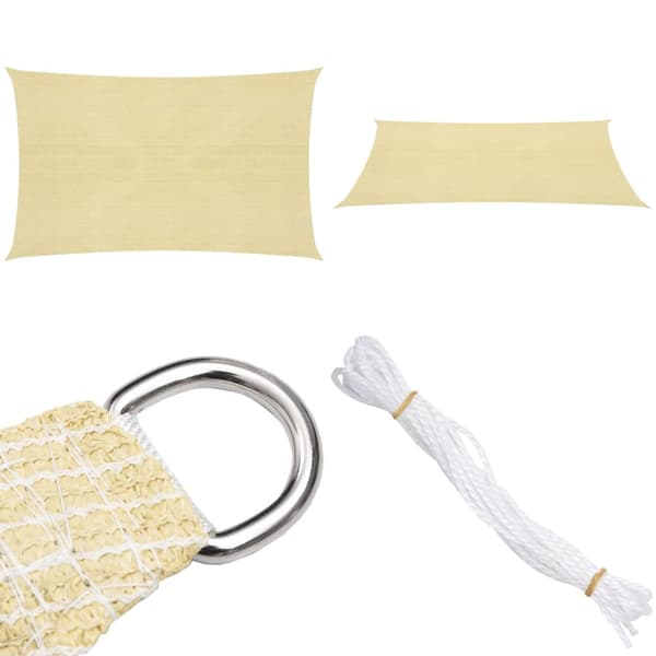 Aurinkopurje 160 g/m² beige 2x4,5 m HDPE - Aurinkovarjopurje - Aurinkovarjopurjeet - Home & Living