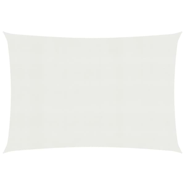 Solsejl 2,5x3 m 160 g/m² HDPE hvid - Solsejl - Solskærm - Home & Living