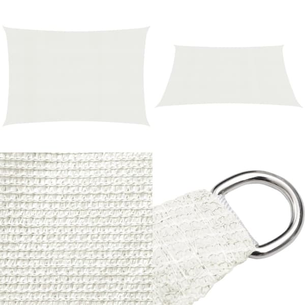 Solsejl 2,5x3 m 160 g/m² HDPE hvid - Solsejl - Solskærm - Home & Living