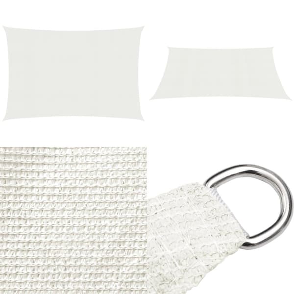 Solsejl 160 g/m² 4x7 m HDPE hvid - Solsejl - Solskærm - Home & Living