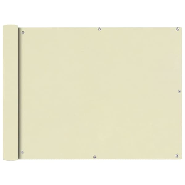 Parvekkeen Suoja Oxford Kangas 90x600 cm Kerma - - Home & Living