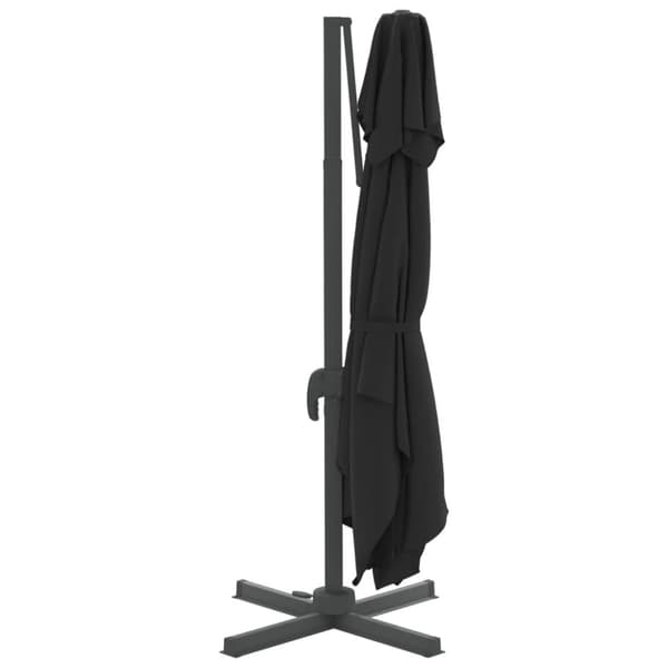 Parasoll med ventilation svart 400x300 cm - Frihängande Parasoll - Parasoll - Home & Living