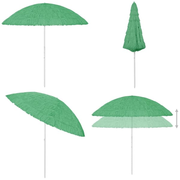 Hawaii-parasol 300 cm grøn - Hawaii-parasol - Hawaii-parasoller - Home & Living