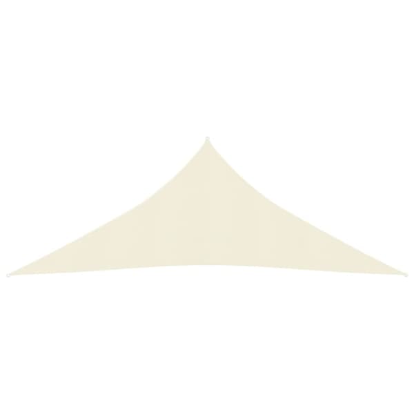 Solsejl 4,5x4,5x4,5 m 160 g/m² HDPE cremefarvet - Solsejl - Læsejl - Home & Living